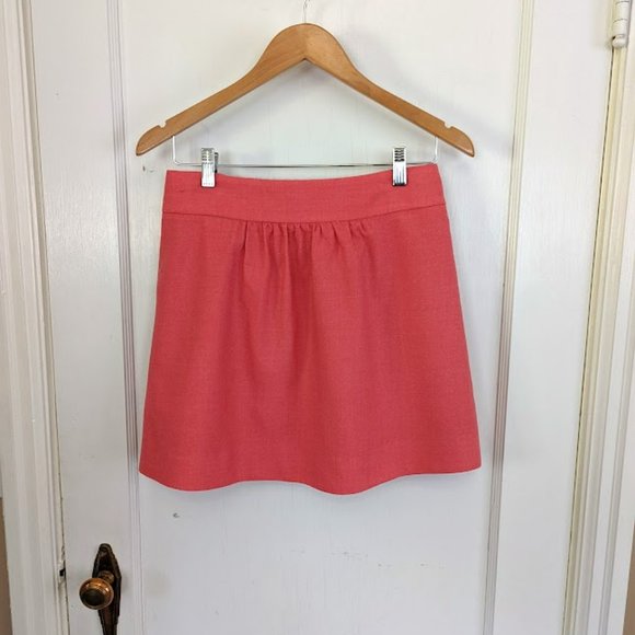 J. Crew Pink Wool Skirt - size 2 - Picture 2 of 7